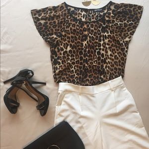EXPRESS Animal Print Top